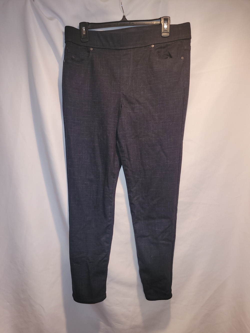 Gloria Vanderbilt Dark Charcoal Ponte Ankle Leggings